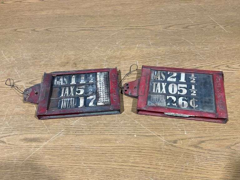 (2) Gas Pump Price Boxes image