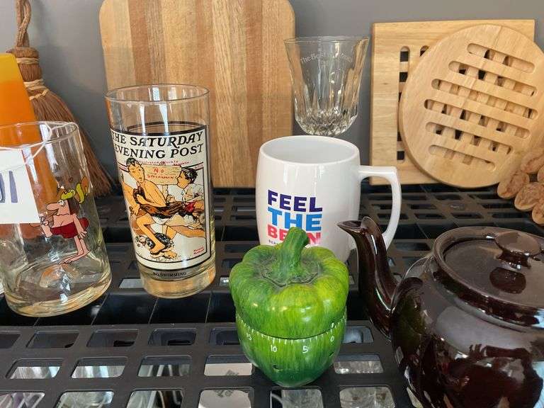 Assorted Mugs & Glasses