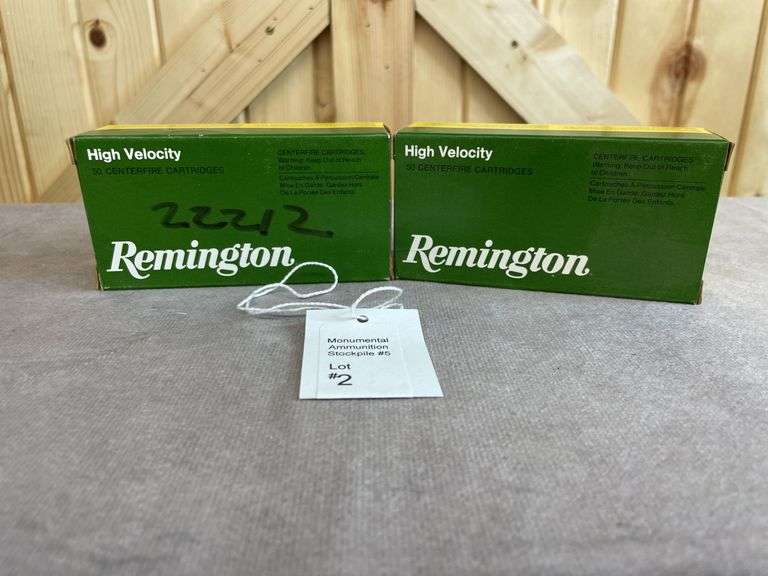 2 Boxes Remington 71 Gr. MC .32 Automatic