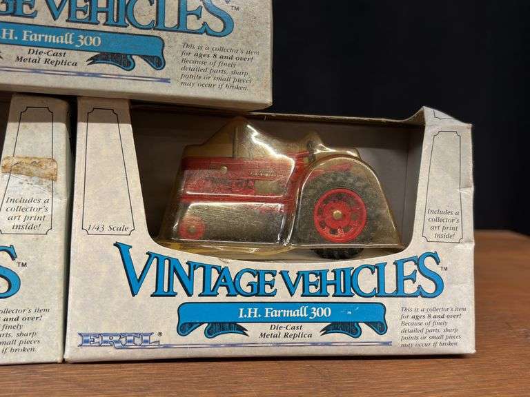 (9) 1/43 IH Tractors NIB Ertl