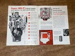 (2) McCormick Super W-4 + Super WD-9 Sales Literature