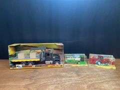 (3) Truck, Tractor, Forage Harvester NIB New Ray