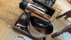 Stand Mixer, Kettle, and Roasting Pan