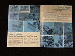 1970 White Town & Country Home Utility Tractors Sales Literature