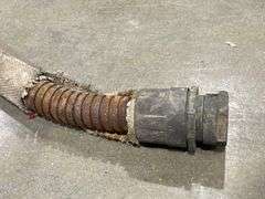 Vintage White Fuel Pump Hose