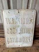 Equipment With Lugs Prohibited