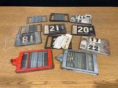 Various Gas Pump Price Boxes