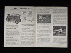 1968 Minneapolis-Moline Town and Country 7HP Tractor Sales Brochure