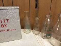 (11) Dairy Bottles and Milk Cooler