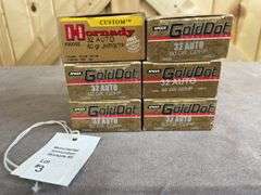 5 Boxes Speer & Hornady 60 Gr. GDHP & HP .32 Auto