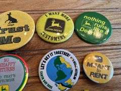 (8) John Deere Buttons
