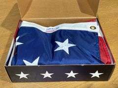 (4) US Flag + Thermometers