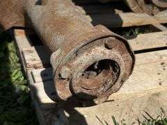 Model G Pedestals and Axle Shafts