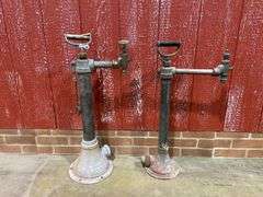 Pair of Gilbert and Barker Mechanical Oil Pumps