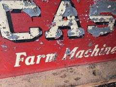 Case Farm Machinery Sign