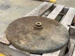 MobilOil Gargoyle Vacuum Oil Company Cast Iron Base for Procelain Lollipop Sign