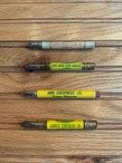 (4) John Deere Bullet Pencils