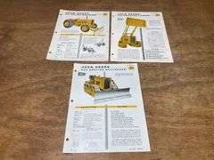 (3) John Deere Industrial Spec Sheets