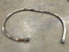 Vintage White Fuel Pump Hose