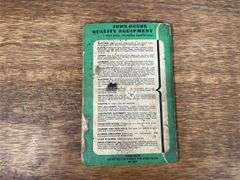 (7) John Deere Manuals
