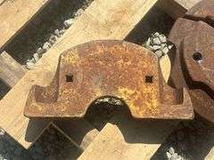 (4) John Deere Half Moon Wheel Weights