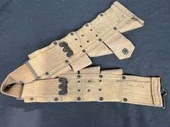 US WW1 ID'd Russell Mfg. Ammo Belt