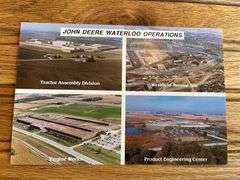 (4) John Deere Postcards