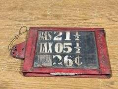 (2) Gas Pump Price Boxes