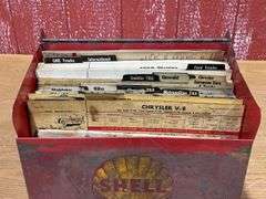 Shell Lubricant Service Box with Cross Reference Auto Maker Files