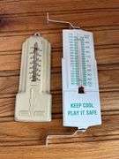 (4) Advertising Thermometers