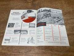 (5) AC Gleaner Combine Sales Literature + Manual