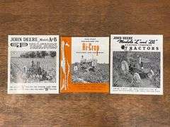 (3) John Deere Sale Literature Reprints