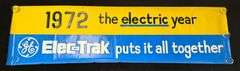 1972 General Electric Elec-Trak “The Electric Year” Banner
