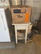 Rug Washer, Table, and Fan
