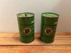 (2) 1937 John Deere Centennial Coin Bank