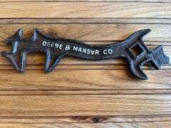 Deere & Mansur Co. Cast Iron Wrench