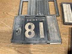 Various Gas Pump Price Boxes