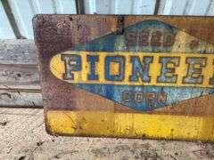 Pioneer Seed Corn Sign