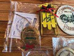 (5) John Deere Ornaments