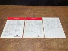 (3) IH Tractor Sales Literature
