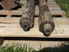 Model G Pedestals and Axle Shafts