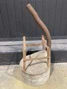 (2) Vintage Gas or Oil Cans and Large Funnel