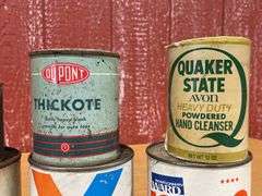 Lot of Various Oil Cans