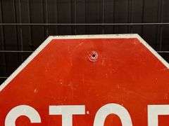 (2) Stop + Weight Limit Signs
