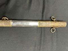 Masonic Knights Templar Past Commander ID'd Ceremonial Sword w/Scabbard