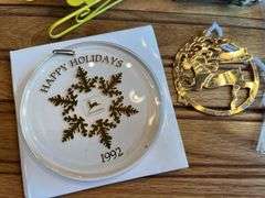 (5) John Deere Ornaments
