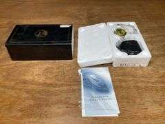 John Deere Waterloo Boy Pocket Watch NIB Franklin Mint