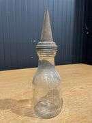 (8) Glass Oil Bottles with Carrier