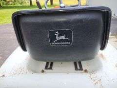 1969 John Deere 110 Patio Orange w/ Mower Deck & Front Blade