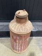 (2) Vintage Gas or Oil Cans and Large Funnel